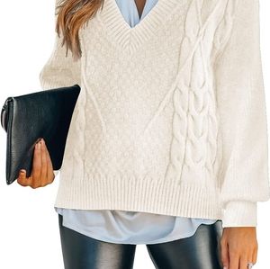 NIB XLarge Women's V Neck Sweater